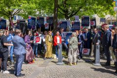 Demonstration der Erwachsenenbildung vor dem Nds. Landtag